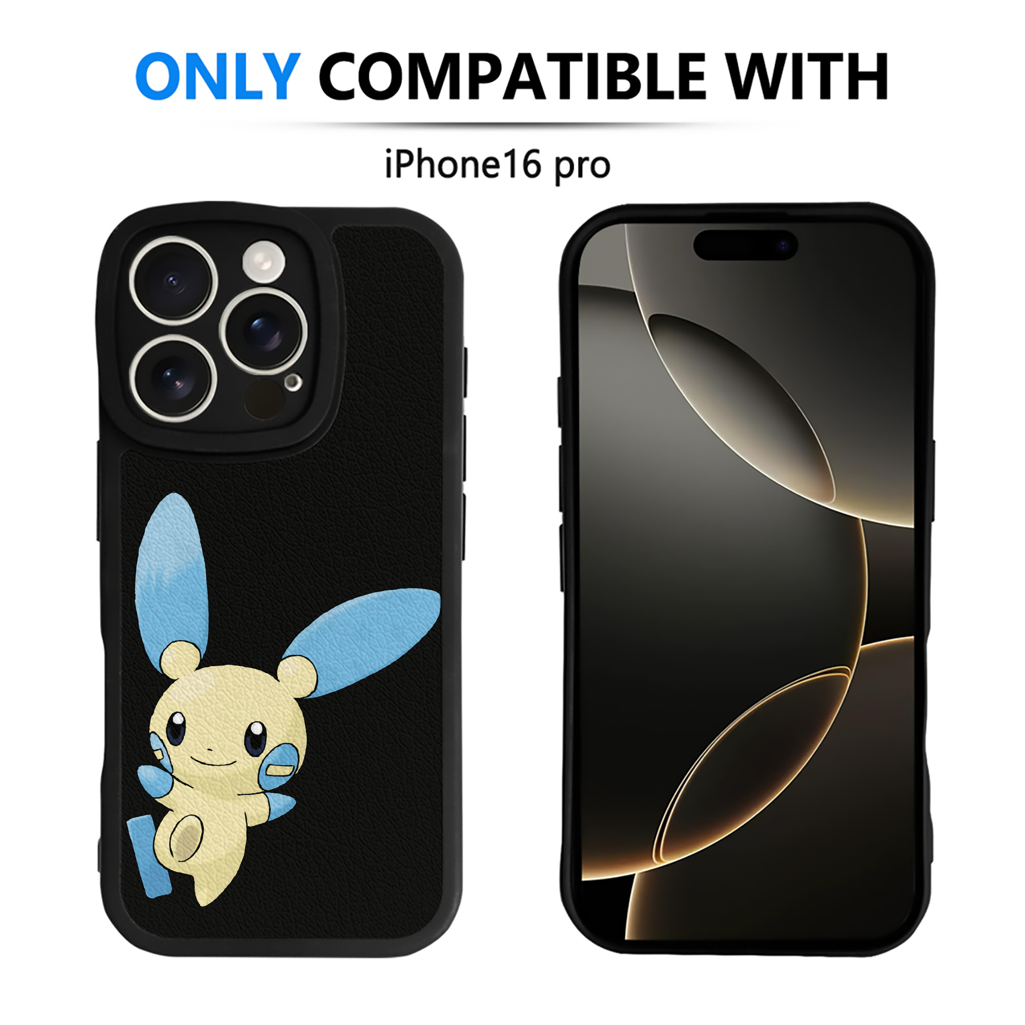 （画像用） ポケットモンスター Pokémon 【iPhone 16シリーズ対応】シリコンスマホケース（レザー調） 材質：シリコン